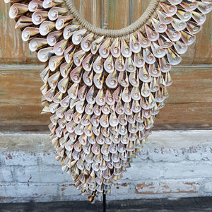 Large Spiral Shell Tribal Papua Necklace - bohemian-beach-house