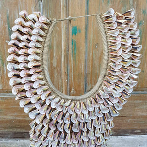 Large Spiral Shell Tribal Papua Necklace - bohemian-beach-house