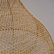 Load image into Gallery viewer, Handmade Moroccan Raffia Knotted Pendant Lamp Shade in Tan Large
