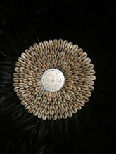Load image into Gallery viewer, JUJU Hat Black Feather &amp; Coffee Bean Cowrie Shell Decor Medium - bohemian-beach-house
