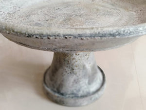 Standing Offering Tray Handmade In Grey in Small