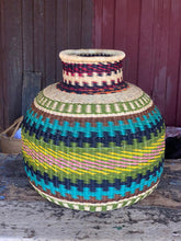 Load image into Gallery viewer, Hand Woven Flower Pot Multi 3
