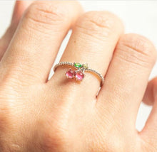 Load image into Gallery viewer, Juicy Cherry Ring in Silver
