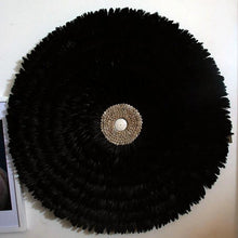 Load image into Gallery viewer, JUJU Hat Black Feather &amp; Coffee Bean Cowrie Shell Decor Small - bohemian-beach-house
