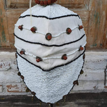Cargar imagen en el visor de la galería, Tribal Feather War Bonnet Hat White - bohemian-beach-house

